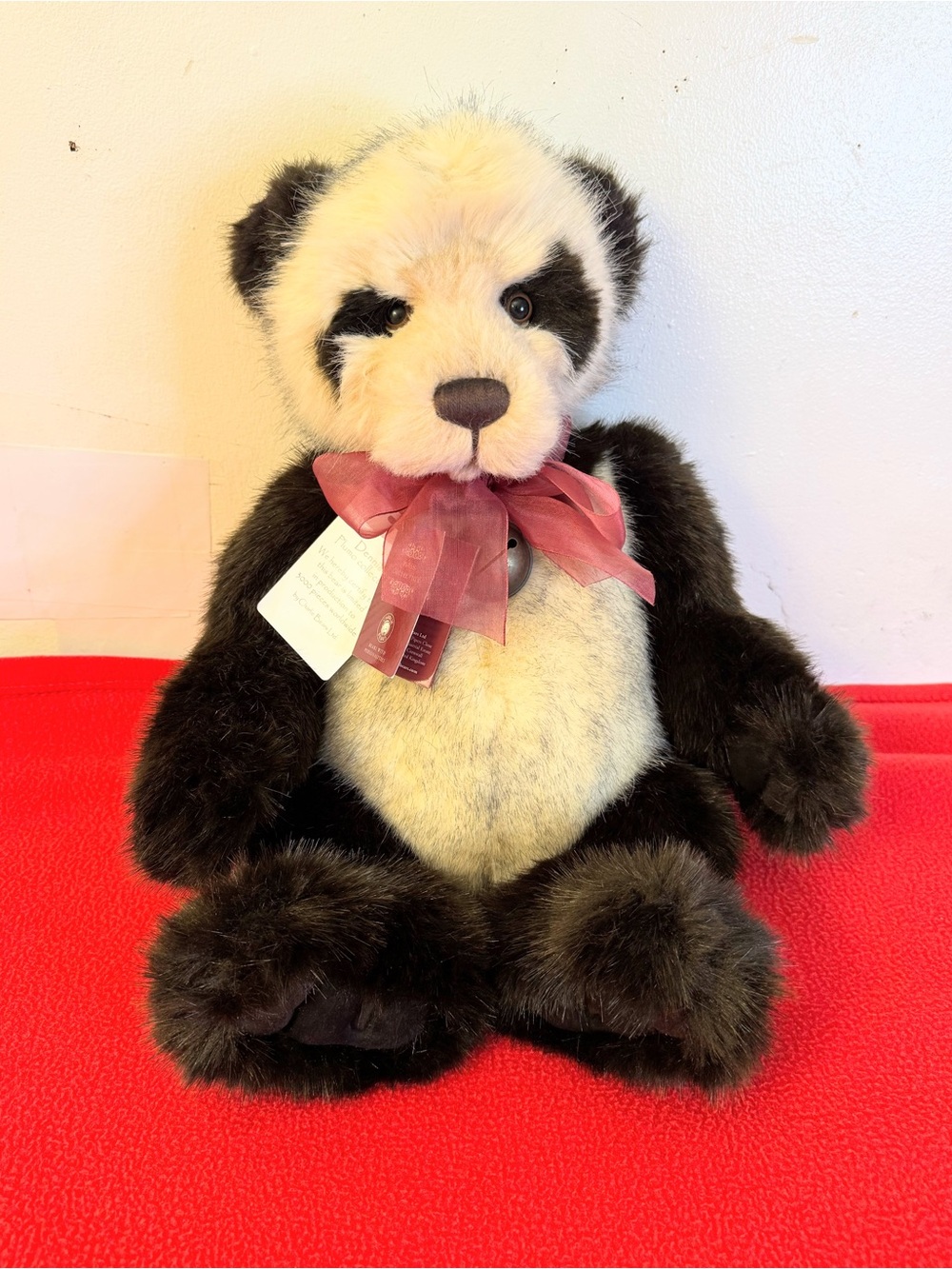 NEW”  Charlie Bears Dennis Plumo Collection 22” CB181838 Limited Edition
